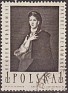 Poland - 1959 - Pictures - 1 ZT - Marron - Polonia, Pictures - Scott 852 - Portrait of Romanet by Henryk Rodakowski - 0